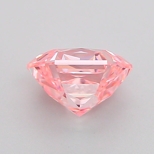 hexagonal 1.05 carat fancy intense pink vvs2  vg vg slight