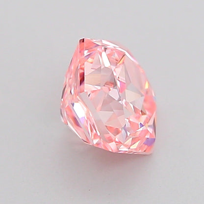 HEXAGONAL 1.05 CARAT FANCY INTENSE PINK VVS2  VG VG SLIGHT
