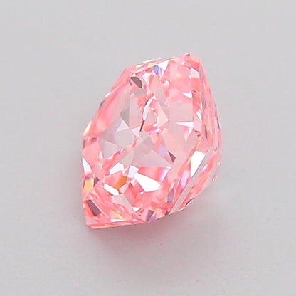 HEXAGONAL 1.1 CARAT FANCY VIVID PINK VVS1  VG EX SLIGHT