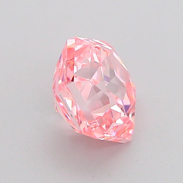 hexagonal 1.02 carat fancy vivid pink vvs2  vg vg strong