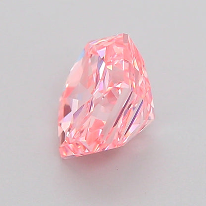 HEXAGONAL 1.07 CARAT FANCY VIVID PINK VVS2  VG VG STRONG