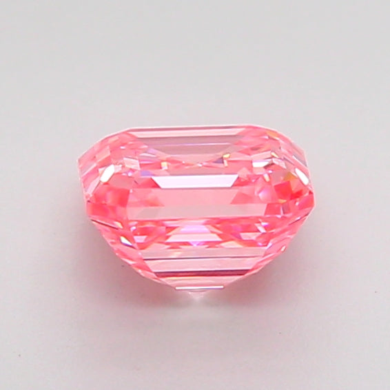 asscher 1.04 carat fancy vivid pink vvs1  ex vg strong