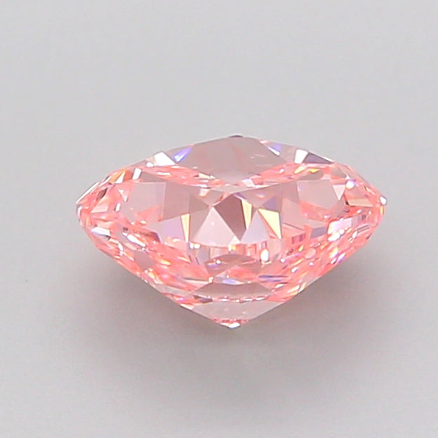 cushion 1.3 carat fancy vivid pink vs2  ex vg strong