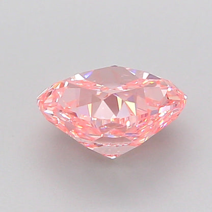 CUSHION 1.3 CARAT FANCY VIVID PINK VS2  EX VG STRONG