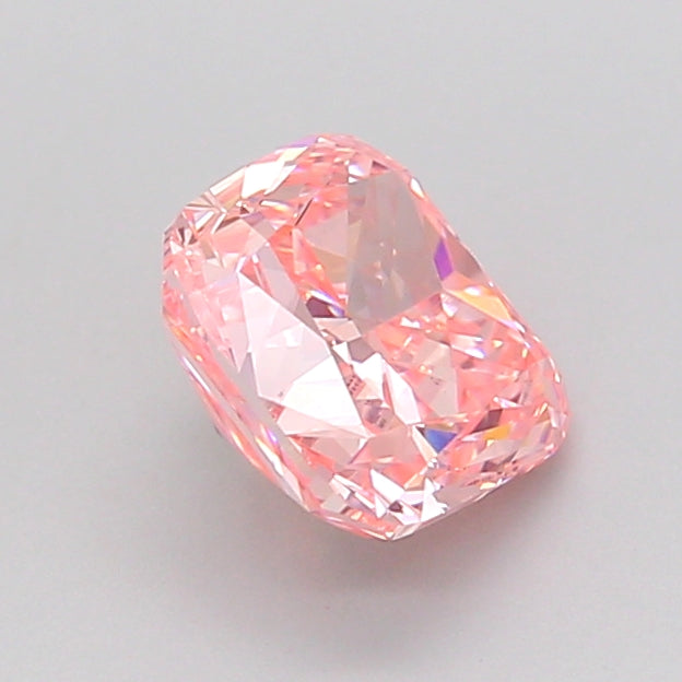 cushion 1.3 carat fancy vivid pink vs2  ex vg strong
