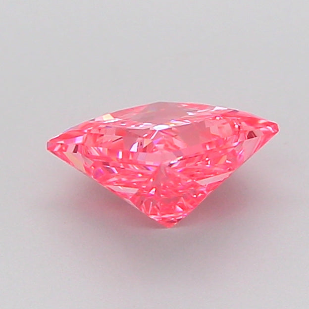 princess 1.04 carat fancy vivid pink vvs2  vg vg strong