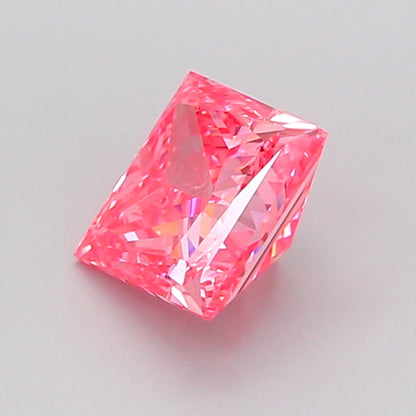 PRINCESS 1.04 CARAT FANCY VIVID PINK VVS2  VG VG STRONG