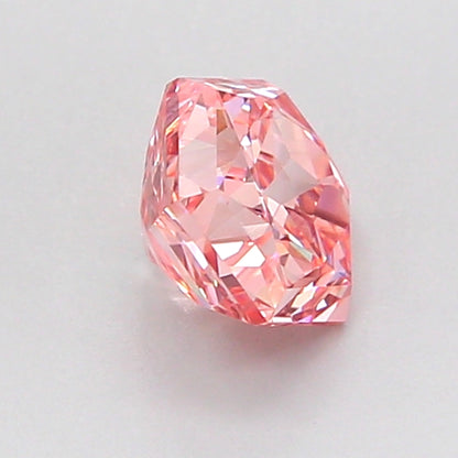 HEXAGONAL 1 CARAT FANCY VIVID PINK VVS2  EX VG STRONG