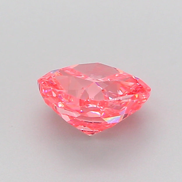 cushion 1 carat fancy vivid pink vvs2  vg ex strong