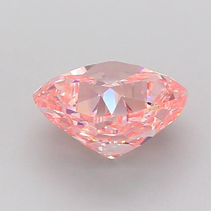 CUSHION 1.51 CARAT FANCY VIVID PINK VS1  EX EX STRONG