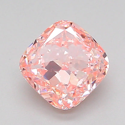 CUSHION 1.08 CARAT FANCY INTENSE PINK VS1  VG VG STRONG