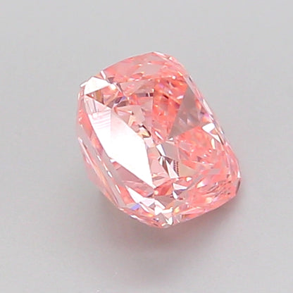 CUSHION 1.02 CARAT FANCY INTENSE PINK VS1  VG VG STRONG