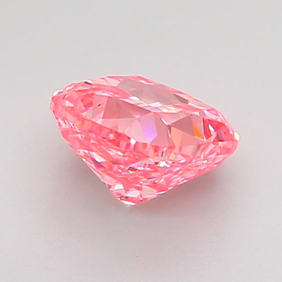 cushion 1.1 carat fancy vivid pink vs1  vg vg slight