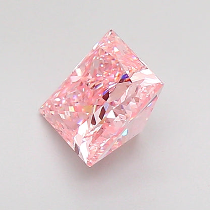 PRINCESS 1.07 CARAT FANCY INTENSE PINK VS1  VG VG SLIGHT