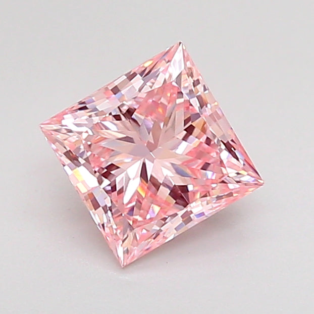 princess 1.07 carat fancy intense pink vs1  vg vg slight