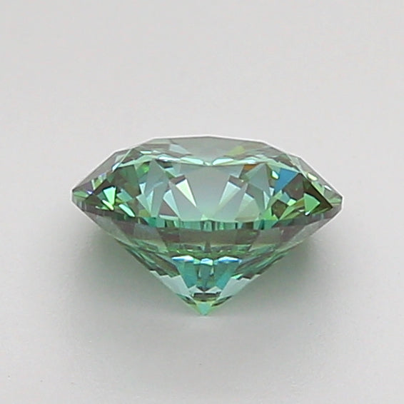 round 1 carat fancy vivid green vvs2 ex vg ex none