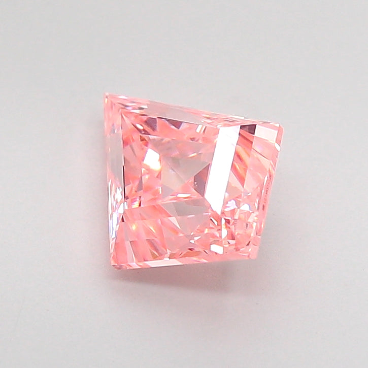 kite step 1.31 carat fancy vivid pink vs1  vg vg slight