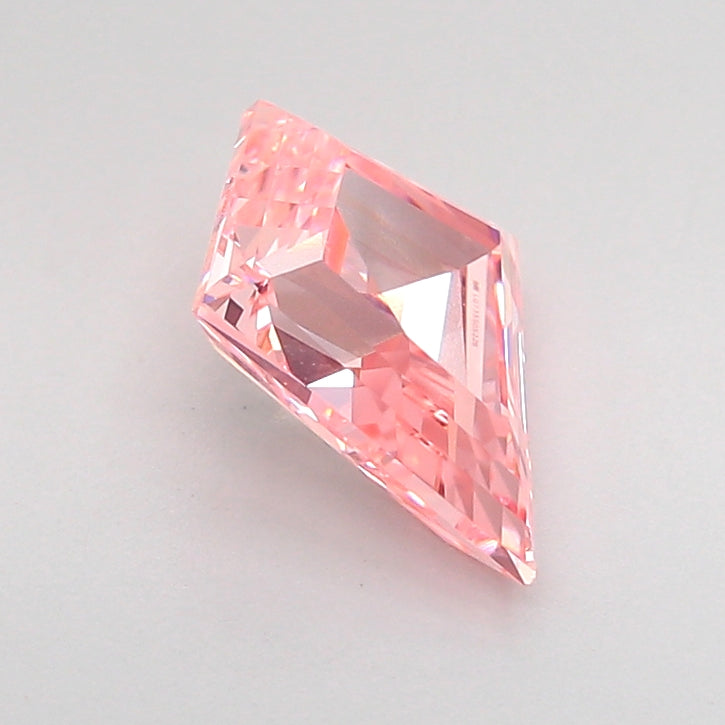 kite step 1.31 carat fancy vivid pink vs1  vg vg slight