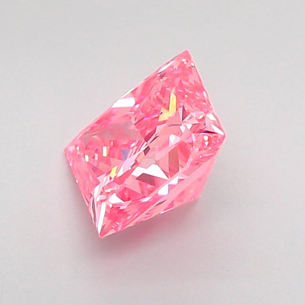 princess 1.03 carat fancy vivid pink vs1  vg vg strong