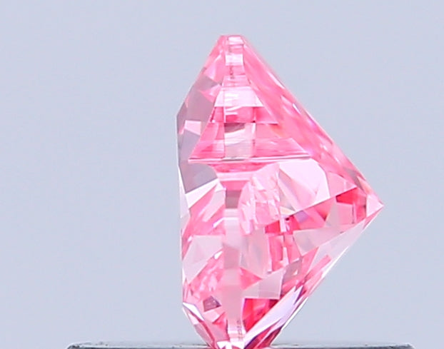 heart 0.65 carat fancy vivid pink vs1  vg vg strong