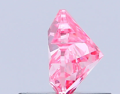 HEART 0.65 CARAT FANCY VIVID PINK VS1  VG VG STRONG