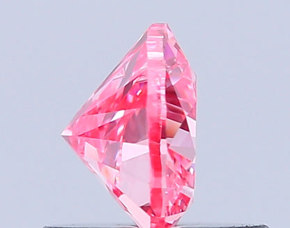 HEART 0.65 CARAT FANCY VIVID PINK VS1  VG VG STRONG