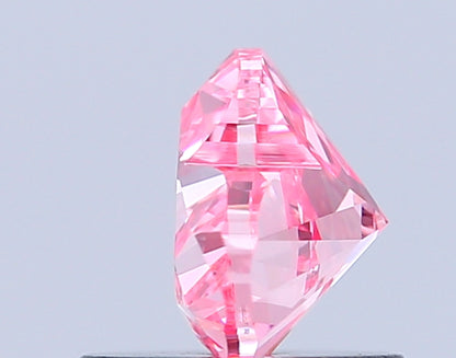 HEART 0.86 CARAT FANCY VIVID PINK VVS2  VG VG STRONG