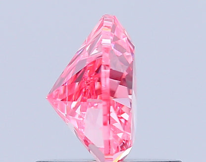 HEART 0.82 CARAT FANCY VIVID PINK VVS2  VG VG STRONG