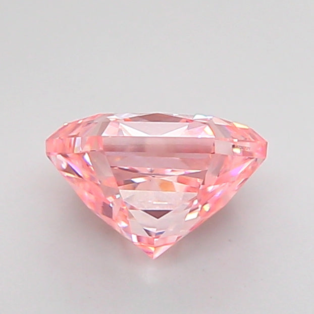 hexagonal 1.54 carat fancy intense pink vvs2  vg vg strong