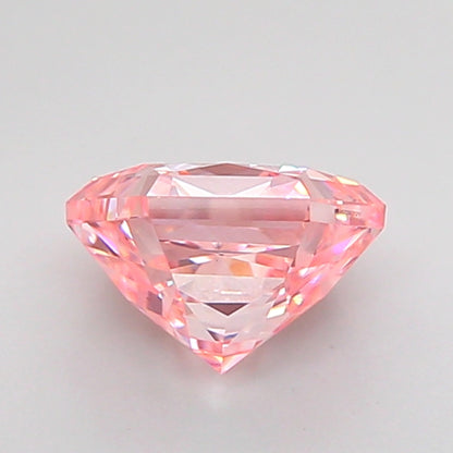 HEXAGONAL 1.54 CARAT FANCY INTENSE PINK VVS2  VG VG STRONG