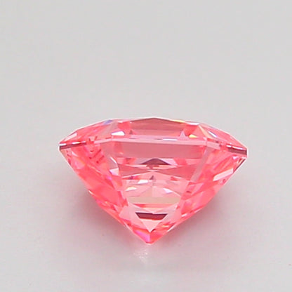 HEXAGONAL 0.82 CARAT FANCY VIVID PINK VS1  EX EX SLIGHT