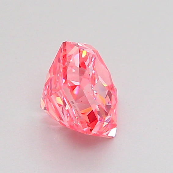 hexagonal 0.82 carat fancy vivid pink vs1  ex ex slight