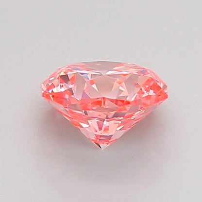 OCTAGONAL 0.95 CARAT FANCY VIVID PINK VVS2  EX EX SLIGHT