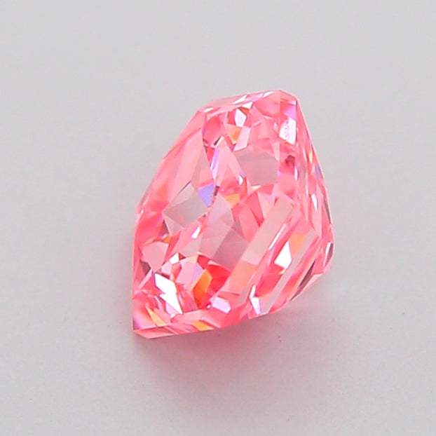 hexagonal 0.99 carat fancy vivid pink vvs2  vg vg strong
