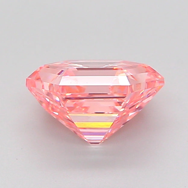 hexagonal 1.43 carat fancy vivid pink vs1  vg vg slight