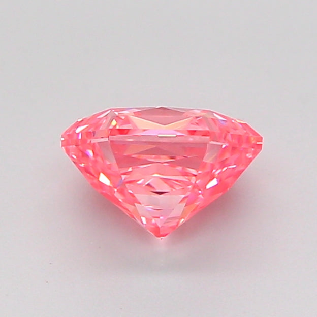 hexagonal 1.08 carat fancy vivid pink vvs2  vg vg strong