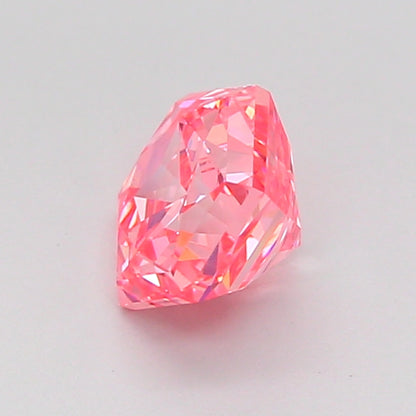 HEXAGONAL 1.08 CARAT FANCY VIVID PINK VVS2  VG VG STRONG