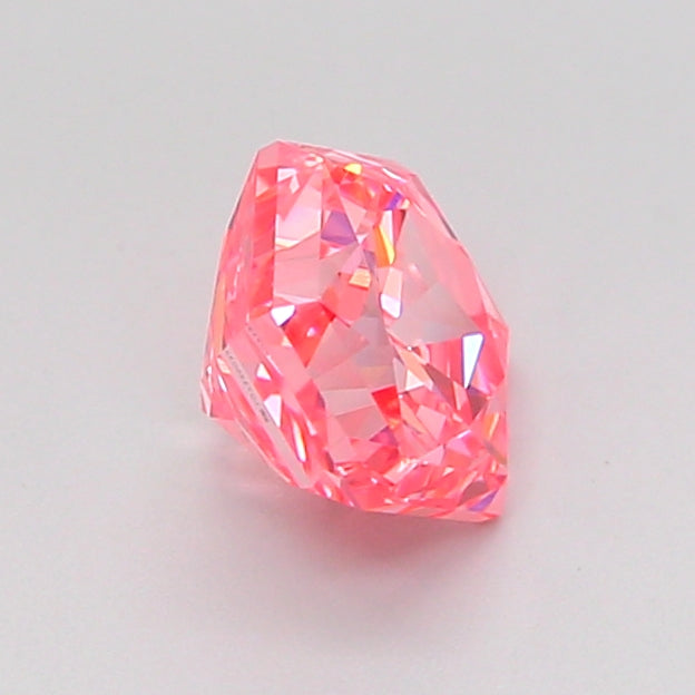 hexagonal 1.08 carat fancy vivid pink vvs2  vg vg strong