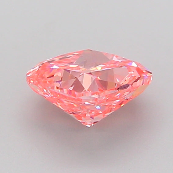 cushion 1.02 carat fancy vivid pink vvs2  vg vg strong