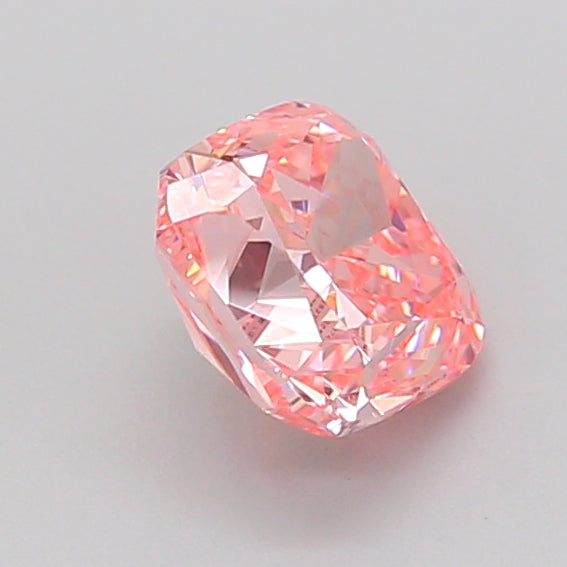 cushion 1.02 carat fancy vivid pink vs1  ex ex strong