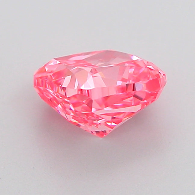 cushion 1.41 carat fancy vivid pink vs1  vg vg strong
