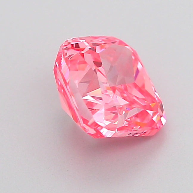 cushion 1.41 carat fancy vivid pink vs1  vg vg strong