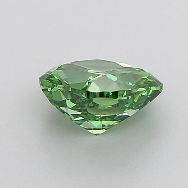 cushion 1.01 carat fancy vivid green vs1  vg vg none