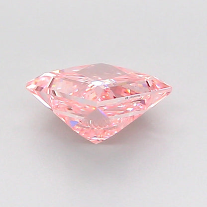 PRINCESS 0.99 CARAT FANCY INTENSE PINK VS1  VG VG SLIGHT