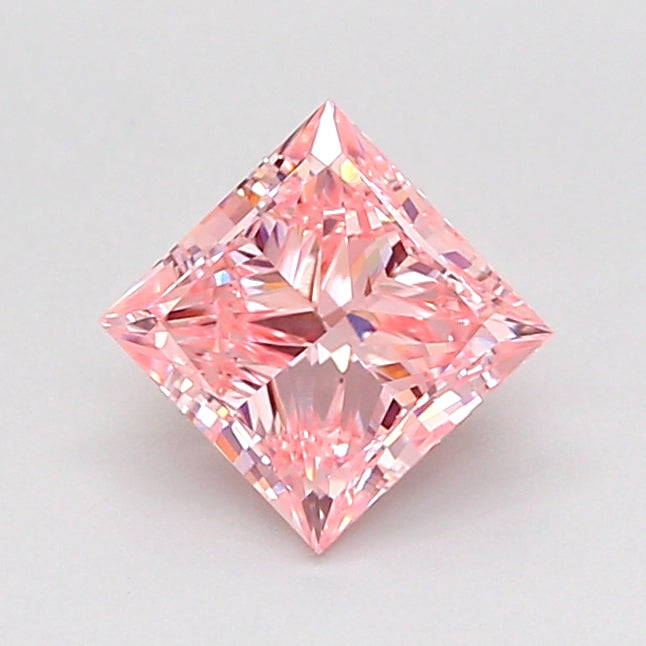 princess 0.99 carat fancy intense pink vs1  vg vg slight
