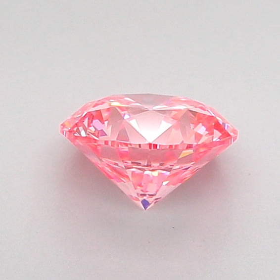 round 0.82 carat fancy vivid pink vvs2 id ex ex slight