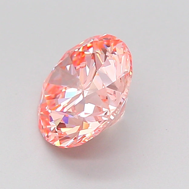 hexagonal 1.22 carat fancy intense pink vvs2  vg vg strong