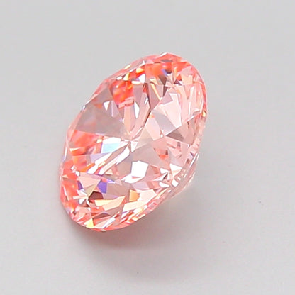 HEXAGONAL 1.22 CARAT FANCY INTENSE PINK VVS2  VG VG STRONG