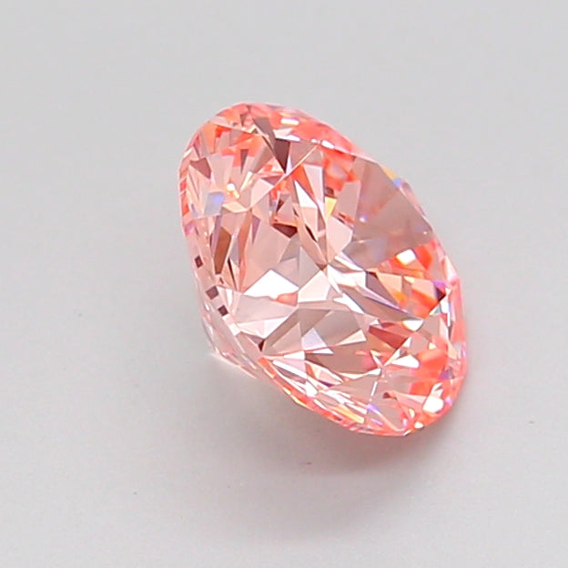 hexagonal 1.22 carat fancy intense pink vvs2  vg vg strong