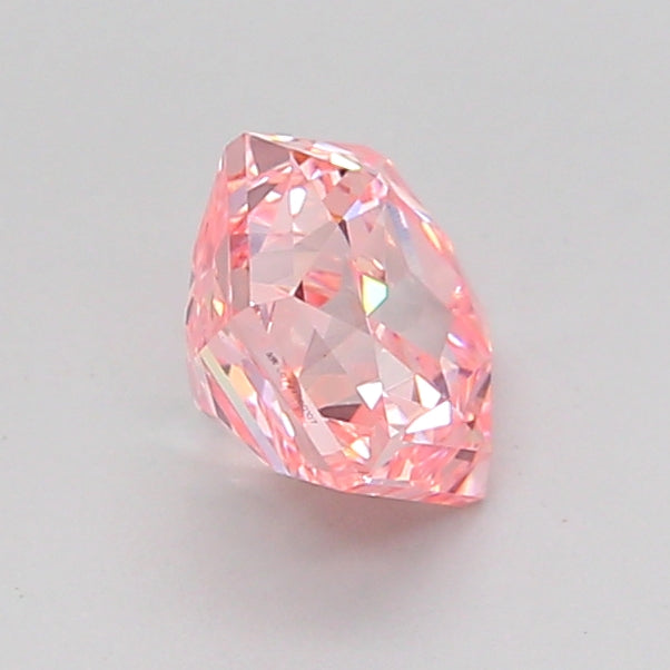 hexagonal 1.06 carat fancy intense pink vvs2  vg vg strong